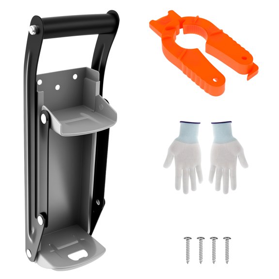 Wekvgz Metal Can Crusher Wall Mounted Can Crusher with Bottle Opener Ergonomic Aluminum Can Crusher Tool Fashion Soda Can Smasher Beer Can Crusher for 16OZ Cans
