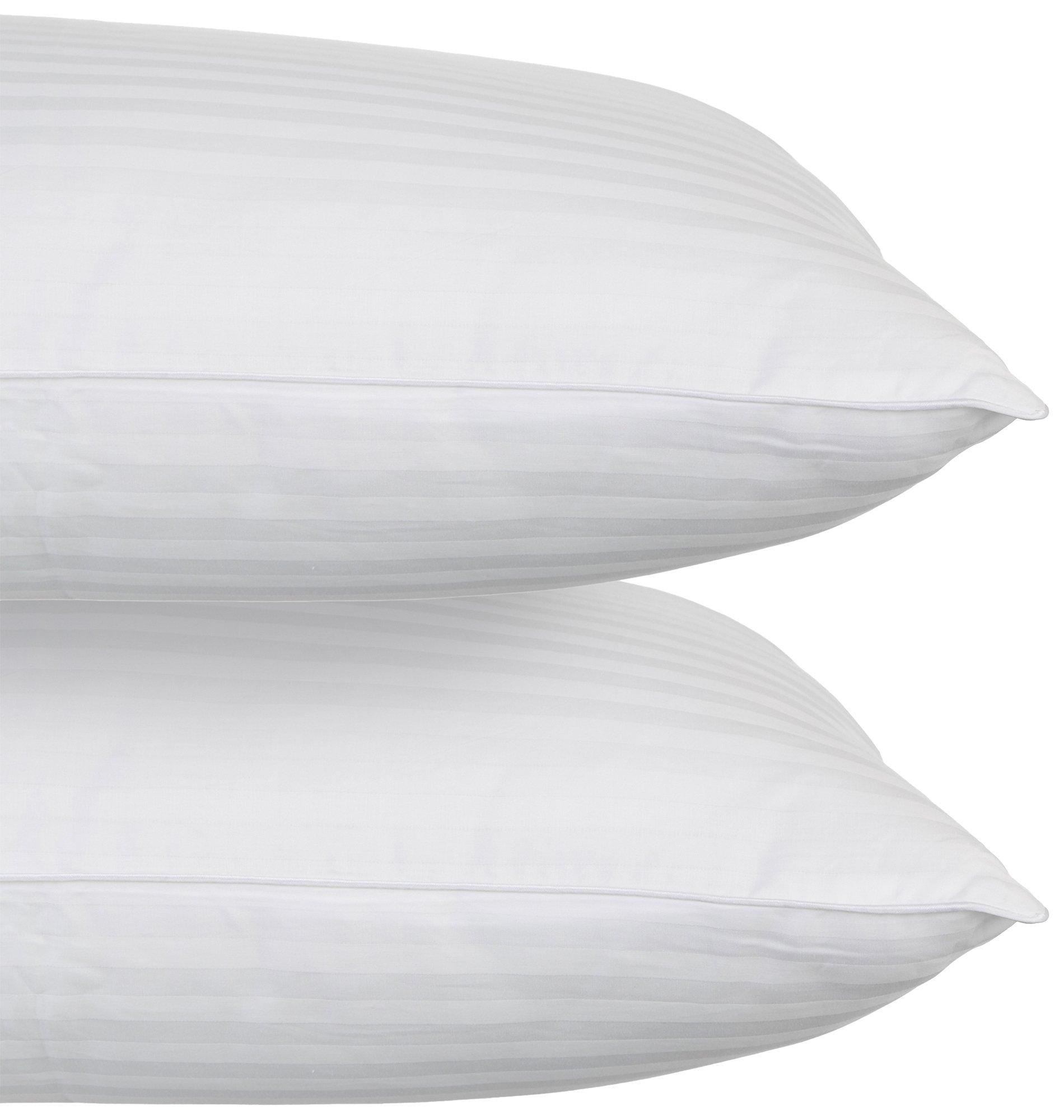 2 Serta Perfect Sleeper Standard Queen Size Bed Pillows Soft Cotton 20" x 28" 