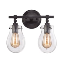 Elk Home 13-Inch Wide Jaelyn Vanity Light, Oil Rubbed Bronze
