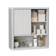 thumbnail image 1 of VERDALAY Armario de baño con puerta corredera Armario de baño de 3 niveles Armario de madera Armario empotrado en la pared Un estante abierto Armario flotante para baño Armario de cocina, 1 of 11