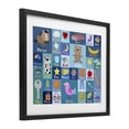 thumbnail image 2 of Stupell Industries Contemporary Blue First Words Black Framed Print Under Glass, 16 x 13, by Carla Daly, 2 of 8