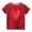 Red, variant on MeetoTime Valentine's Day Heart Printed Kids Short Sleeve Tops Casual Loose Cotton T-Shirt for Boys Girls Summer Clothes