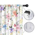 thumbnail image 4 of Blackout Kids Curtains,Pioneer Flower Floral Print Pattern Childrens Insulated Curtains Set Of 2,Bedroom Essentials,Toddler Room Decor 52"x63", 4 of 5
