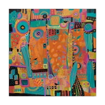 Trademark Fine Art 'My Happy Place Abstract Modern' Canvas Art by Sue Davis