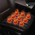 thumbnail image 4 of All-Age-Friendly Universal Car Heated Seat Cushion - Fast-Heating Memory Foam Warmer Pad. 12V Electric Heating, Black Hot Cover, Enjoy Cozy Rides Anytime, 4 of 6