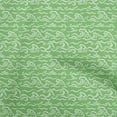 thumbnail image 1 of oneOone Polyester Spandex Green Fabric Asian Japanese Wave Craft Projects Decor Fabric Printed By The Yard 56 Inch Wide, 1 of 4