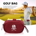thumbnail image 3 of artículos deportivos Bolsa para pelotas de golf soporte para tee bolsa de almacenamiento portátil calavera bolso de golf (rojo) FLhrweasw Nuevo, 3 of 9