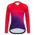 thumbnail image 3 of Maillot de ciclismo para mujer, camisetas de ciclismo, transpirables, de secado rápido, color rosa, manga larga, ropa deportiva para ciclismo de verano, 3 of 5