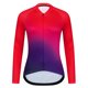 thumbnail image 3 of Maillot de ciclismo para mujer, camisetas de ciclismo, transpirables, de secado rápido, color rosa, manga larga, ropa deportiva para ciclismo de verano, 3 of 5