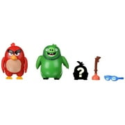 Angry Birds Mission Flock Pack Leonard & Red Figure 2-Pack