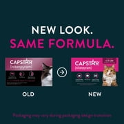 CAPSTAR (Nitenpyram) Fast-Acting Oral Flea Treatment for Cats (2-25 lbs), 6 Tablets, 11.4 mg