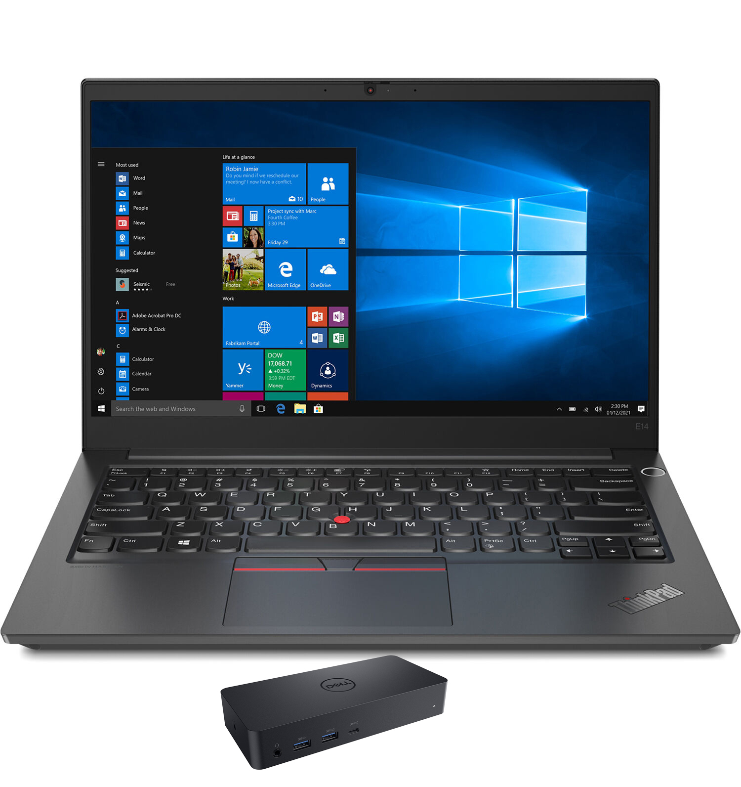 Dalle écran LED 14 Pouces Pour Lenovo ThinkPad E14 Gen 3 - Résolution Full HD 1920x1080, Neuve, Garantie 1 An