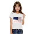 thumbnail image 5 of FamilyThread Kids America Flag 4th of July Shirt Toddler Kids Boys Girls Patriotic USA Shirt, Red White and Blue Tee Top, 5 of 8