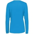 thumbnail image 2 of Holloway Sportswear 3XL Womens Momentum Long Sleeve Tee Power Blue 222824, 2 of 5