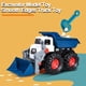 thumbnail image 4 of Modelo de camión volquete/excavadora de juguete con brazo flexible, simulación de escenario de construcción móvil, vehículo de deslizamiento hacia adelante, juguete para niños, camión de playa,, 4 of 7