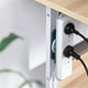 thumbnail image 2 of Soporte adhesivo para regletas de enchufes | Soporte de enchufes perforado para organizar la pared | Gel acrílico reutilizable para regletas, routers y adaptadores | Resistente a 5 kg de carga | Uso, 2 of 2