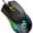 Black, variant on HXSJ X100 Gaming Mouse Wired, Ergonomic PC Gaming Mice with 7 Colors LED Backlit, 7 Buttons,Gaming Optical Sensor, 4 DPI Level Settings Up to 3600 DPI Lightweight for PC,Laptop,Mac,PS4,XBOX