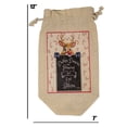 thumbnail image 5 of Reindeer Themed Funny Gift Bag for Liquor, Whiskey and Wine Bottles, 5 of 5