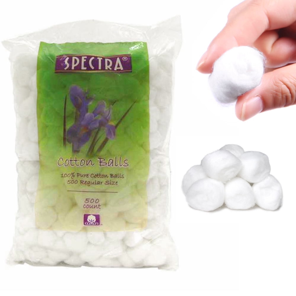 500 Regular Size Pure 100 Cotton Balls Makeup Cosmetics Nail Polish