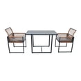 thumbnail image 1 of Ilios Innova | Juego de Comedor Exterior con Mesa y Sillas de Ratán Sintético, Estructura Metálica Resistente, Diseño Moderno para Jardín, Terraza o Patio, 1 of 9