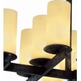 thumbnail image 3 of Meyda Tiffany 115871 Dante 12 Light 36" Wide Pillar Candle Style Chandelier - Black, 3 of 3