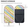 thumbnail image 7 of Chririnla 1 Pack Car Seat Towel Cover Sweating Waterproof, Compatible with Van Truck Seat Bucket Seat Terry Cloth Car Seat Cover(Daisy), 7 of 7