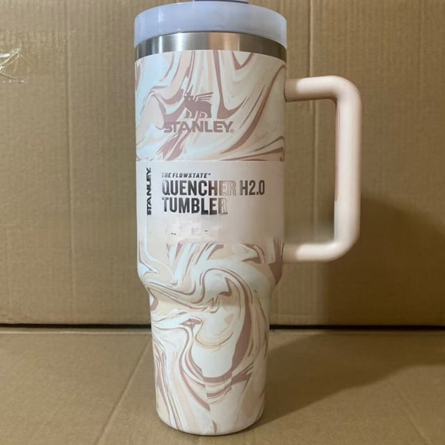 Stanley Cup Tumbler , Taza de café de viaje 100% a prueba de fugas, vasos de acero inoxidable con aislamiento para bebidas frías y calientes, apto para lavavajillas 40oz