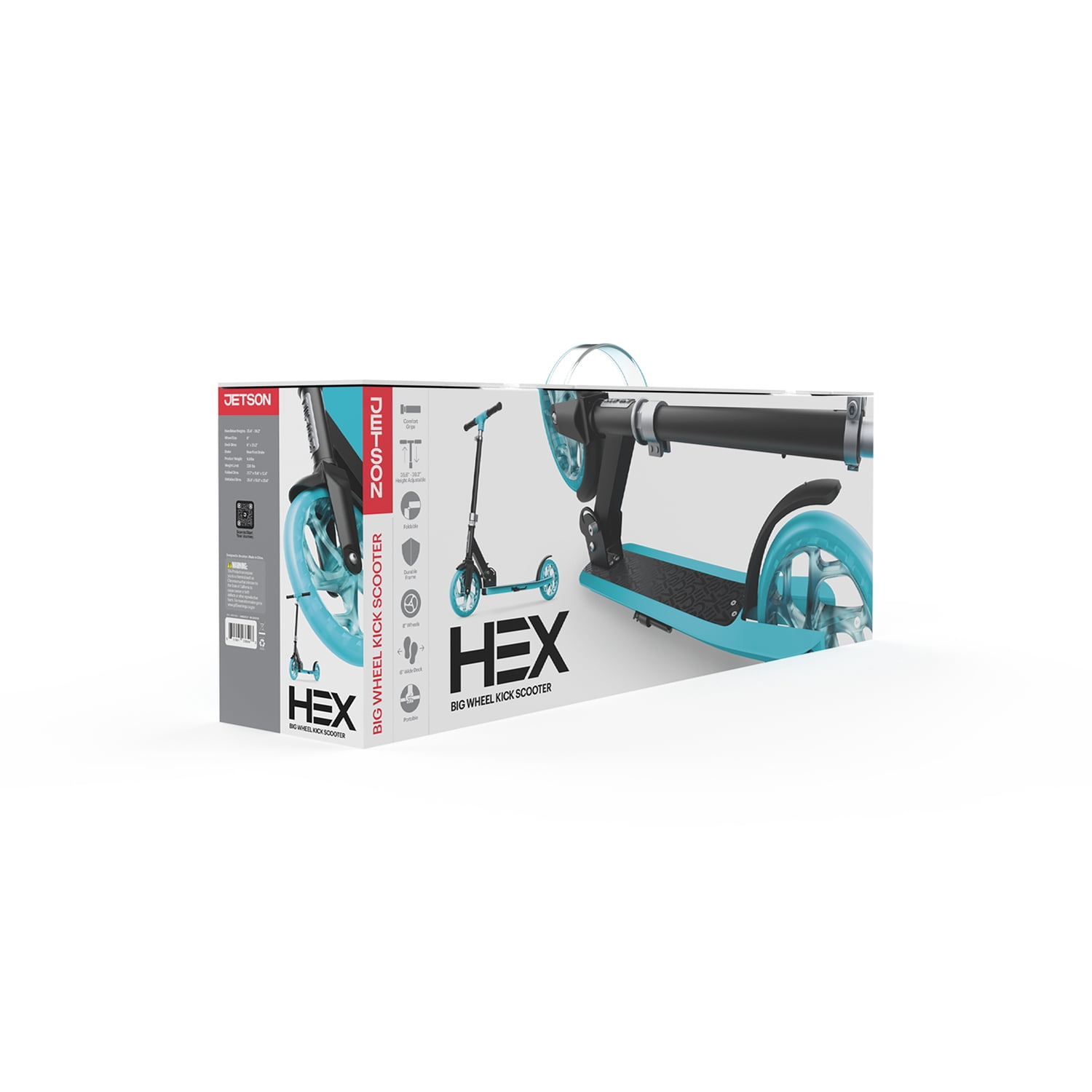 Jetson Hex Big Wheel Kick Scooter - Walmart.com