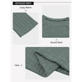 thumbnail image 3 of TEMOFON Tops for Women Long Sleeve Crew Neck Casual Tops Lightweight Knit Womens Shirts Solid Business Basic Tee XL, 3 of 8