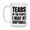 White, variant on Funny Softball Mug - "Tears Of The People I Beat At Softball" - 11Oz Or 15Oz Ceramic Coffee Cup