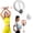 White, variant on Infinity Hoop for Arms and Shoulder Exercise Equipment, Smart Flabby Arm Exerciser with Digital Tracker, 1.21lbs PC Hand-Crank Forearm Workout for Upper Body Toning & Home Gym Exercise
