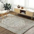 thumbnail image 6 of Hauteloom Minal Living Room, Bedroom Area Rug - Farmhouse - High Pile - Dark Gray - 6'7" x 9', 6 of 6
