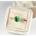 thumbnail image 4 of Natural Tsavorite Gemstone Handmade 925 Sterling Silver Jewelry Ring Size Wedding Gift Ring Birthstone Gift Ring, 4 of 4