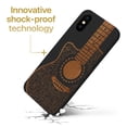 thumbnail image 3 of Case Yard Wooden Case for iPhone-XS-Max Soft TPU Silicone cover Slim Fit Shockproof Wood Protective Phone Cover for Girls Boys Men and Women Supports Wireless Charging Electro Guitar Design, 3 of 7