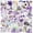 As Show, variant on 50Pcs Lavender Stickers Waterproof Vinyl Decals for Water Bottles Journals Laptops and Phone Case Decoration Floral DIY Art