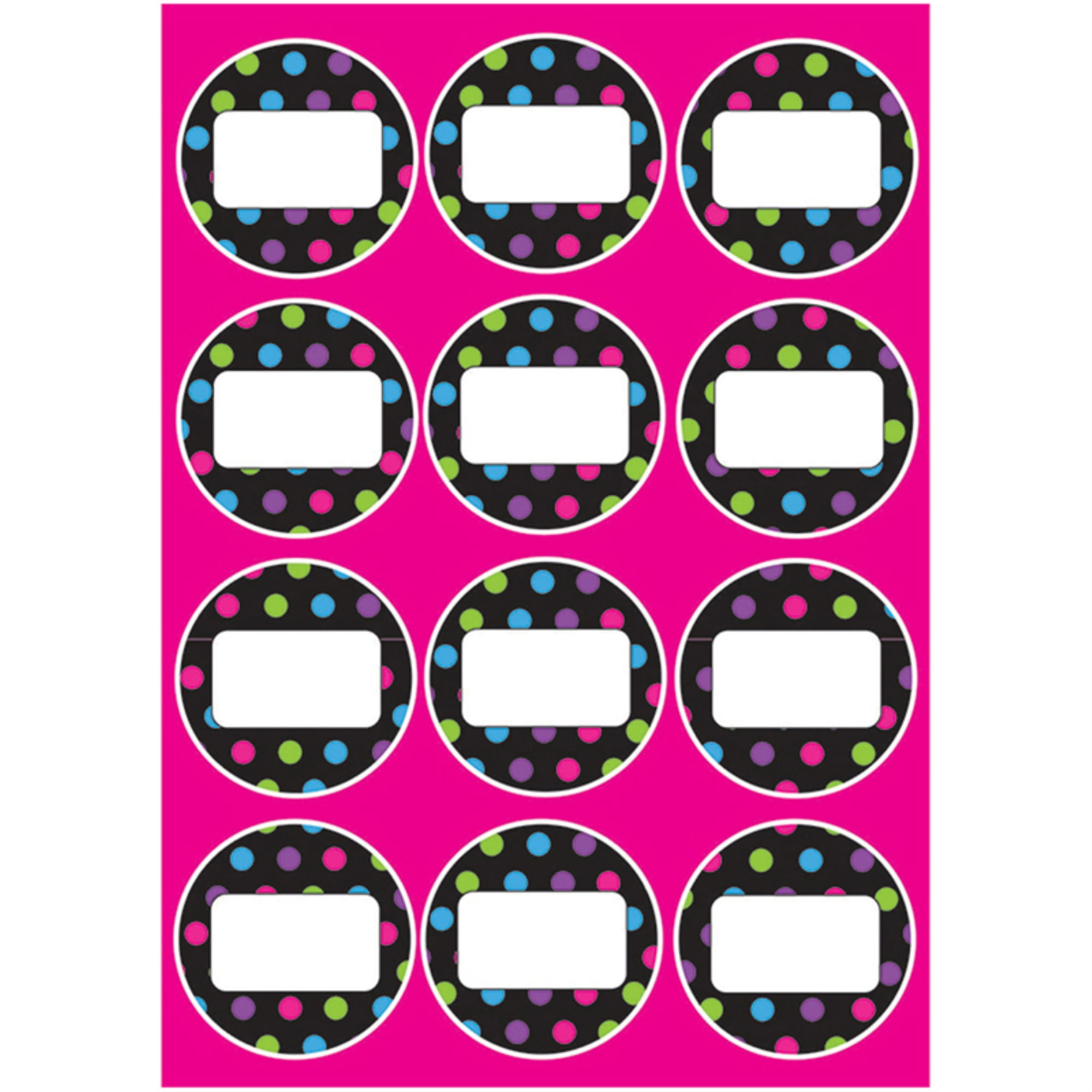 DieCut Color Dot Circles, 12 Pieces