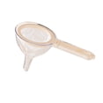 thumbnail image 3 of Filtro de malla para alimentos, embudo para alimentos con colador con mango, colador de malla, embudo de cocina para llenar botellas de leche de soja blanco, 3 of 8