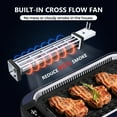 thumbnail image 4 of CUSIMAX 1500W Smokeless Indoor Grill,Electric Grill,Non-stick Single Removable Plate, Ideal for Korean BBQ,Easy to Clean,Blue, 4 of 7