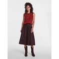 thumbnail image 3 of Scenario Women's Sweater Vest with Crochet Trim, Lightweight, Sizes XS-XXXL, 3 of 6