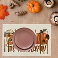 thumbnail image 4 of Tis The Season Fall Placemats Set of 4 Fall Decorations for Home Autumn Thanksgiving Placemats Farmhouse Autumn Holiday Decor for Home Party Kitchen Dining Table 12x18 inches, 4 of 6