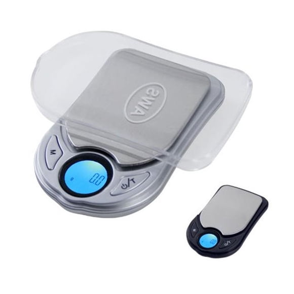 American Weigh Scales PV-650-BLK 650x0.1g Black Digital Pocket Scale with LCD Display