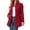 Red, variant on Women Stand Collar Wool Blend Coat Mid Length Large Single Button Front Slim Tailored Long Sleeve Warm Fall Winter Layering Outer Jacket With Side Hand Pockets Yellow XXL