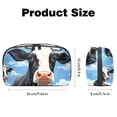 thumbnail image 5 of Cattle Hard Drive Bag Travel Organizer Phone Charger Organizer Small Electronics Travel Organizer Waterproof Oxford Fabric 5.9x9.44x3.14 in, 5 of 6