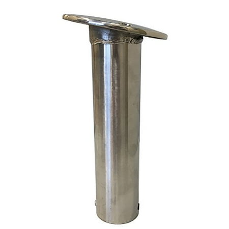 - Tigress 77271 Economy Stainless Steel Gunnel Mount Rod Holder- 15°