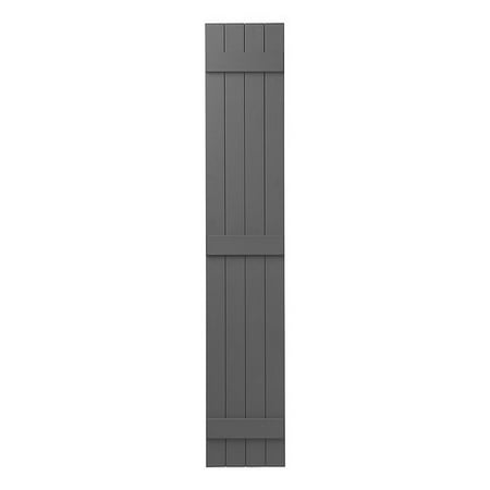 PlyGem Shutters and Accents Closed Board and Batten Shutter 14.5" x 70.75" (Set of 2)