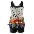 thumbnail image 2 of Wiyuqeen Women's Tankini Swimsuits Swim Tank Tops with Boyshorts Funny Print Bathing Suits Summer Beach Swimwear Womens Gifts, 2 of 5