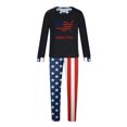 thumbnail image 4 of Independence Day Pjs Set, Patriotic 250th Anniversary Family Matching Pajamas Set, American Flag Print Long Sleeve Sleepwear for Family , 1776-2026 Usa Independence Day Loungewear, 4 of 5