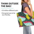 thumbnail image 2 of Fotbe Green Mushroom Bolsa Tote Estética de Lona con Estampado para Mujer - Bolsa Reutilizable de Hombro Casual para Vacaciones, Compras, Trabajo y Gimnasio, 2 of 8