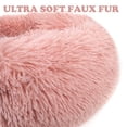 thumbnail image 3 of Donut Plush Pet Bed for Dogs & Cats Soft Warm Calming Bed Round Cuddler, 3 of 7