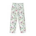 thumbnail image 5 of Goofa Lilies Flowers Printed Soft Pajama Pants for Men, Wide Leg Comfy Casual Lounge Yoga Pants-Large, 5 of 9